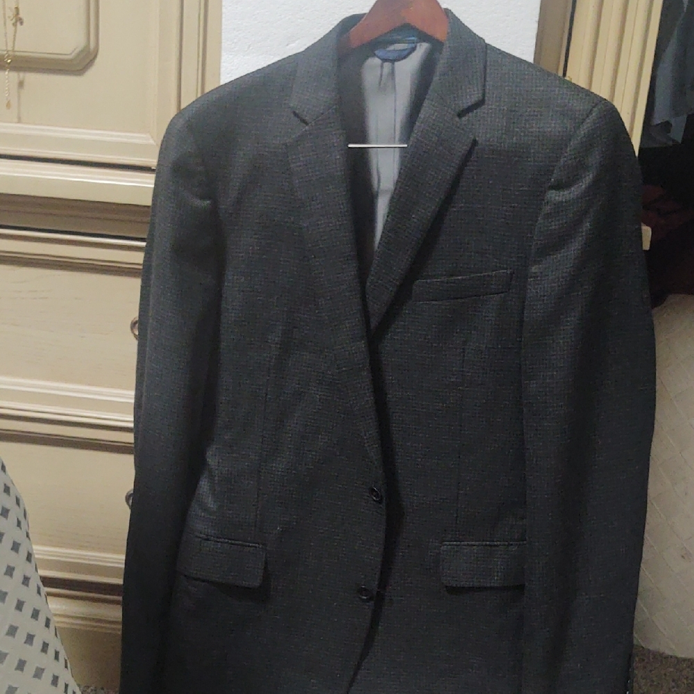 14th & Union Men's Charcoal Blazer